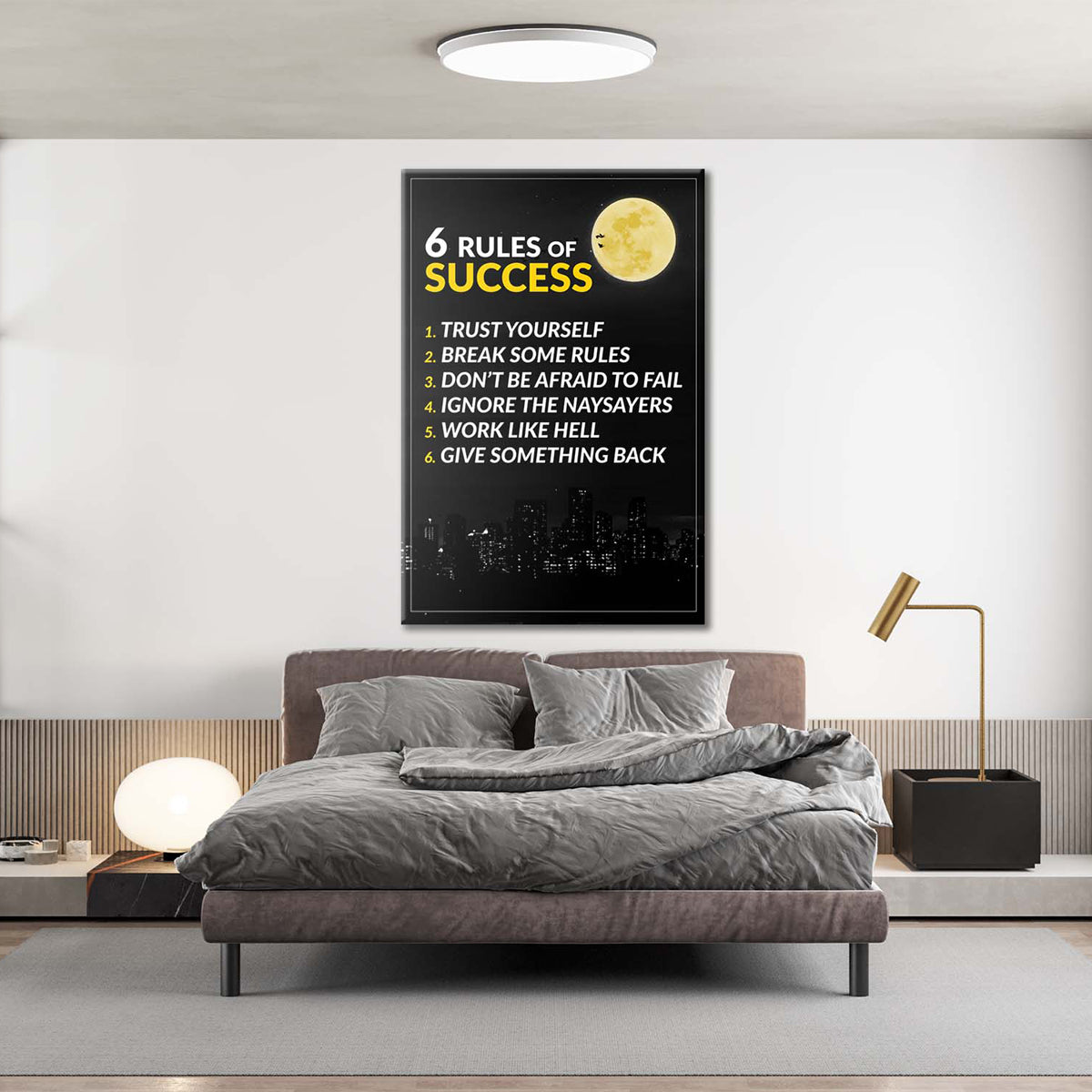 6 Rules Of Success Canvas