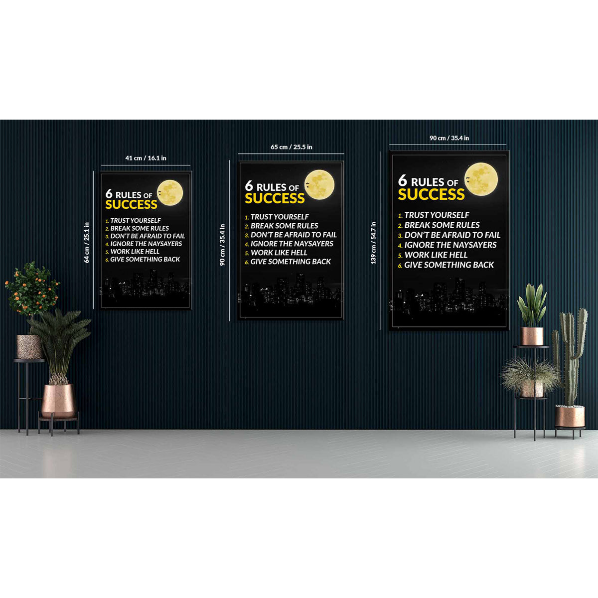 6 Rules Of Success Canvas