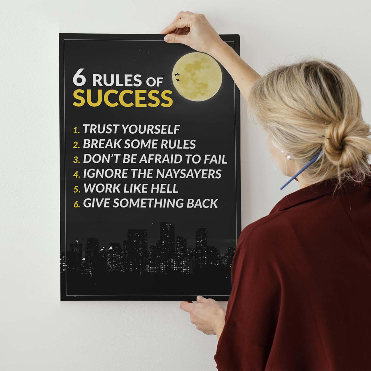 6 Rules Of Success Canvas