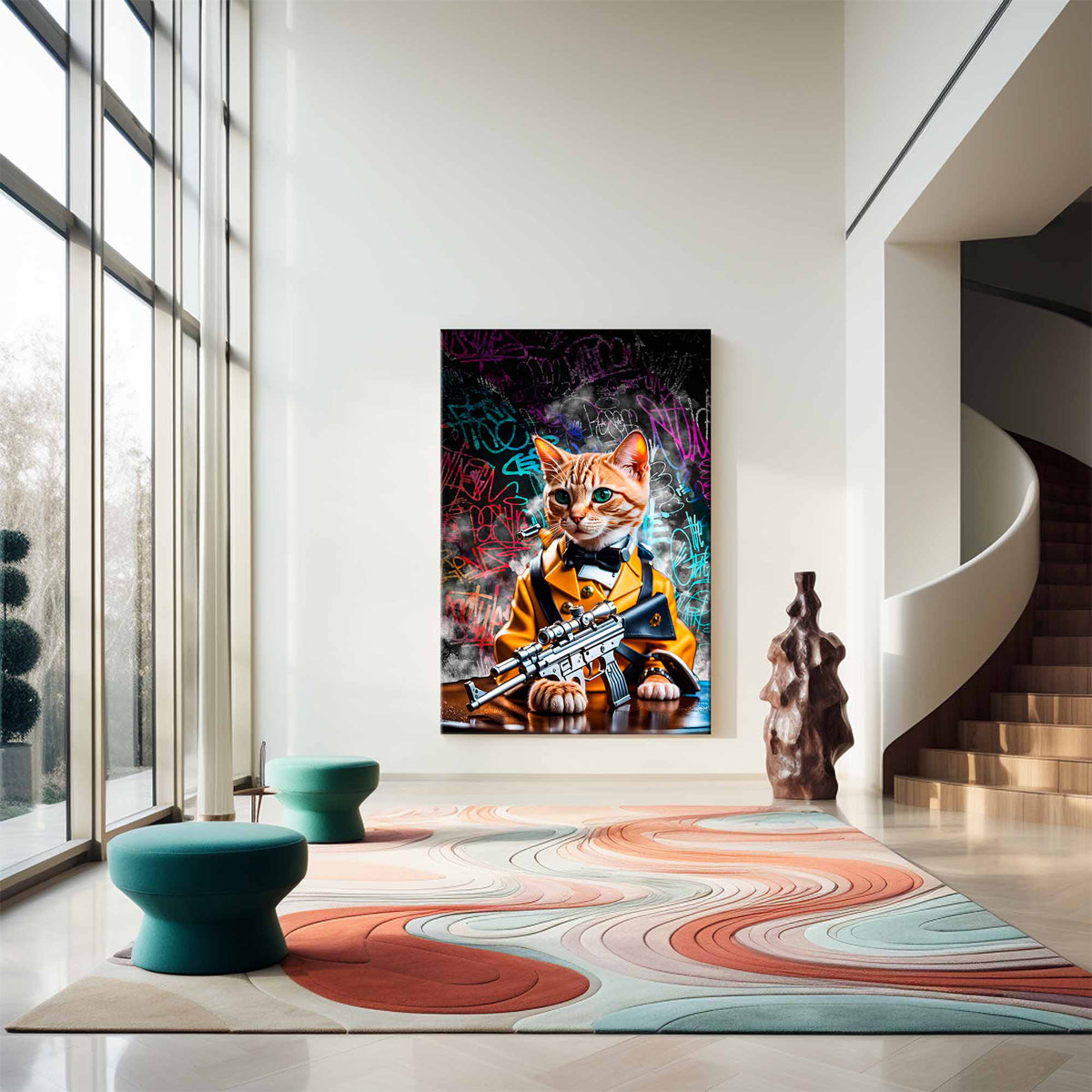 Cat Spy Canvas