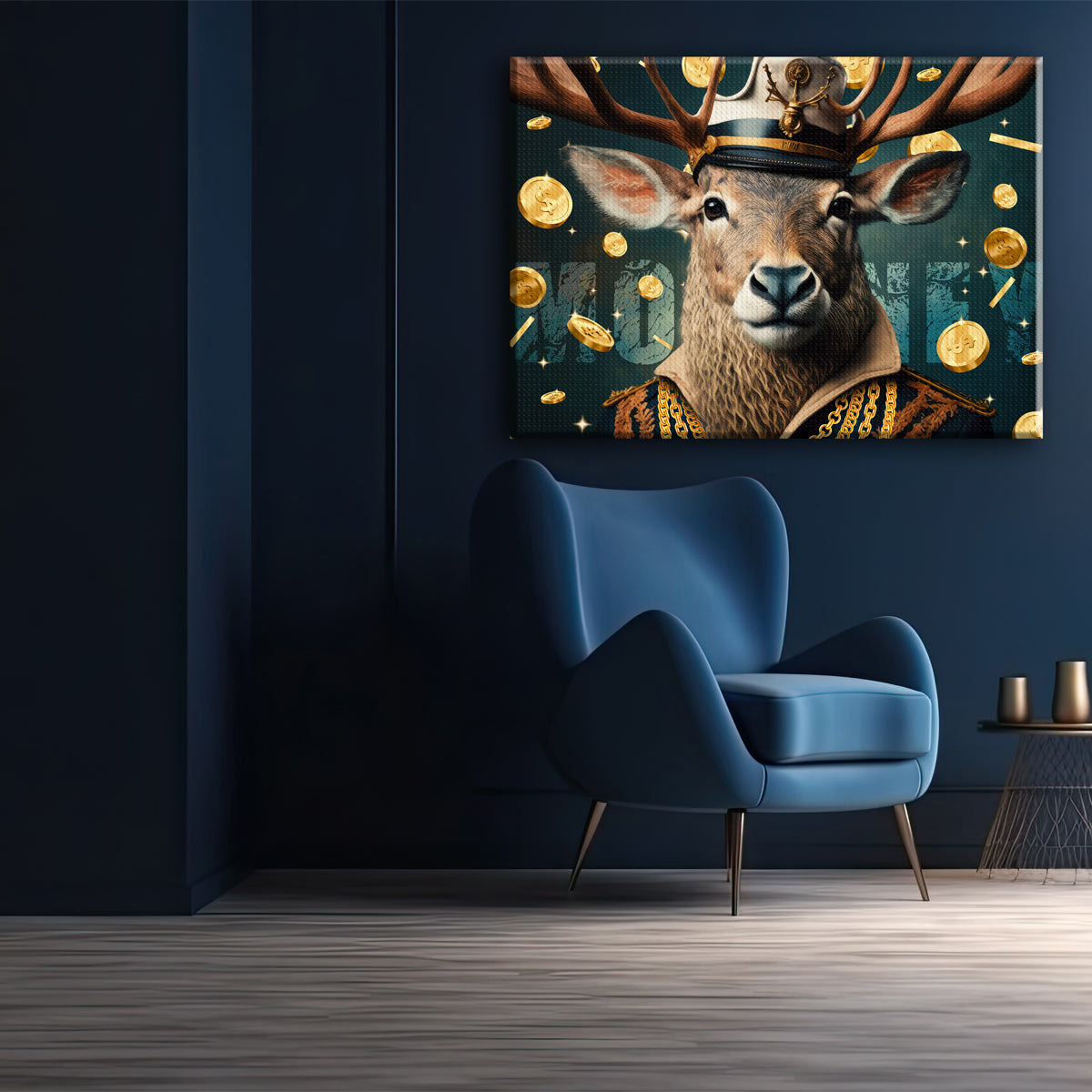 Money Deer Canvas