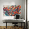 Vibrant Whirl Abstract Canvas - Blanq Canvas