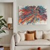 Vibrant Whirl Abstract Canvas - Blanq Canvas