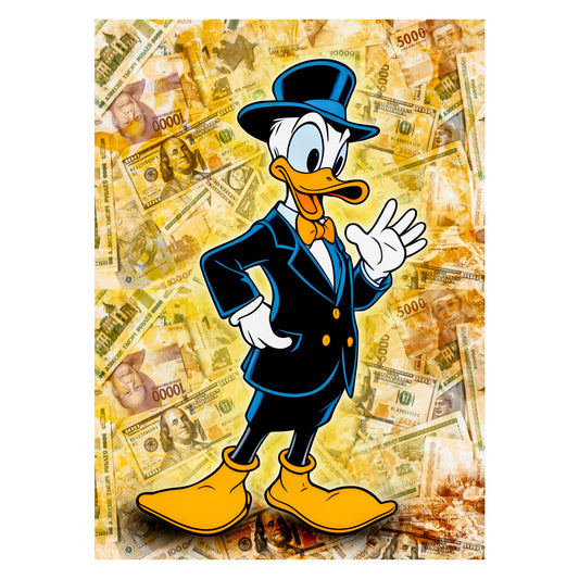 Money Duck Canvas