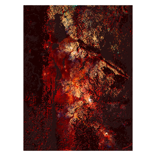 Red Abstract Canvas