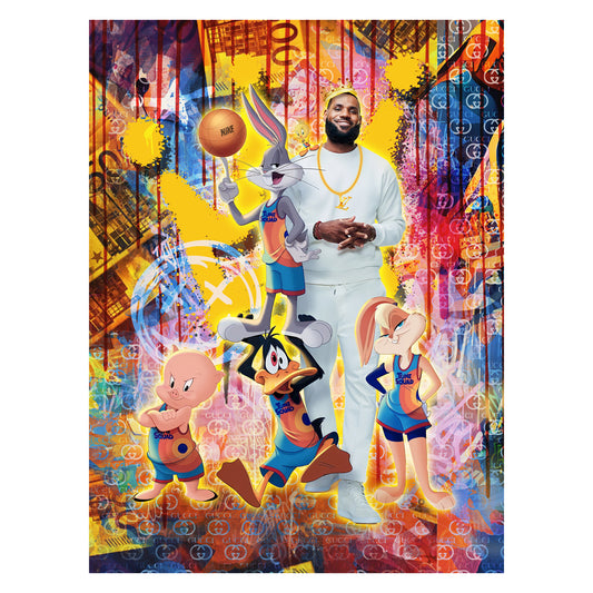 Lebron Squad Link Up Canvas