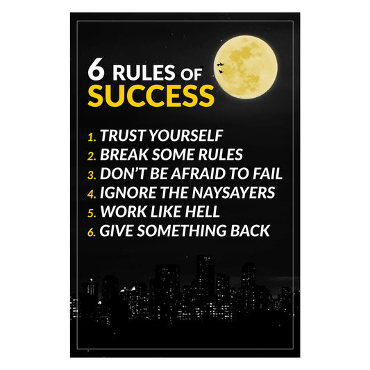 6 Rules Of Success