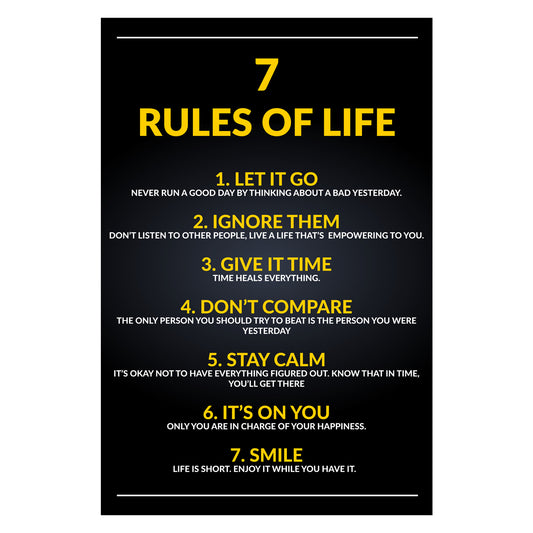 7 Rules Of Life