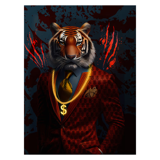 Smart Tiger Canvas