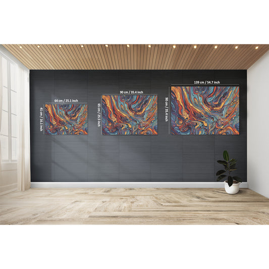 COLOUR FUSION ABSTRACT CANVAS