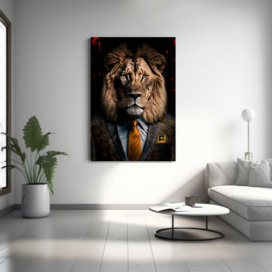 Smart Lion Canvas