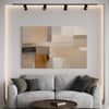 Beige Tranquility Abstract Canvas - Blanq Canvas