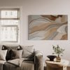 Beige Reflections Abstract Canvas