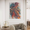 Vibrant Whirl Abstract Canvas