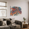 Vibrant Whirl Abstract Canvas - Blanq Canvas