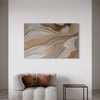 Beige Reflections Abstract Canvas