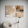 Beige Tranquility Abstract Canvas