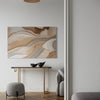 Beige Reflections Abstract Canvas - Blanq Canvas