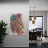 Vibrant Whirl Abstract Canvas - Blanq Canvas