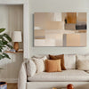 Beige Tranquility Abstract Canvas