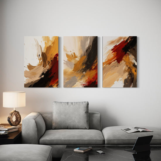 AUTUMN BLAZE SET OF 3 WALL ART 
