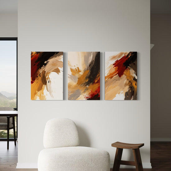 AUTUMN BLAZE SET OF 3 WALL ART 