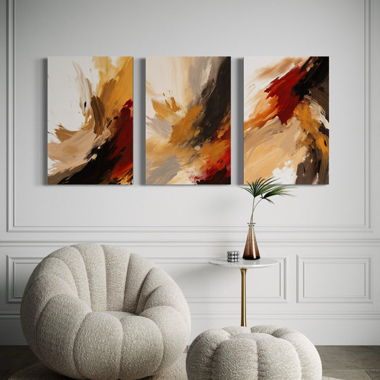 AUTUMN BLAZE SET OF 3 WALL ART 