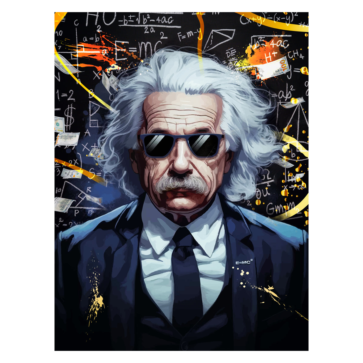 Albert Einstien Canvas 