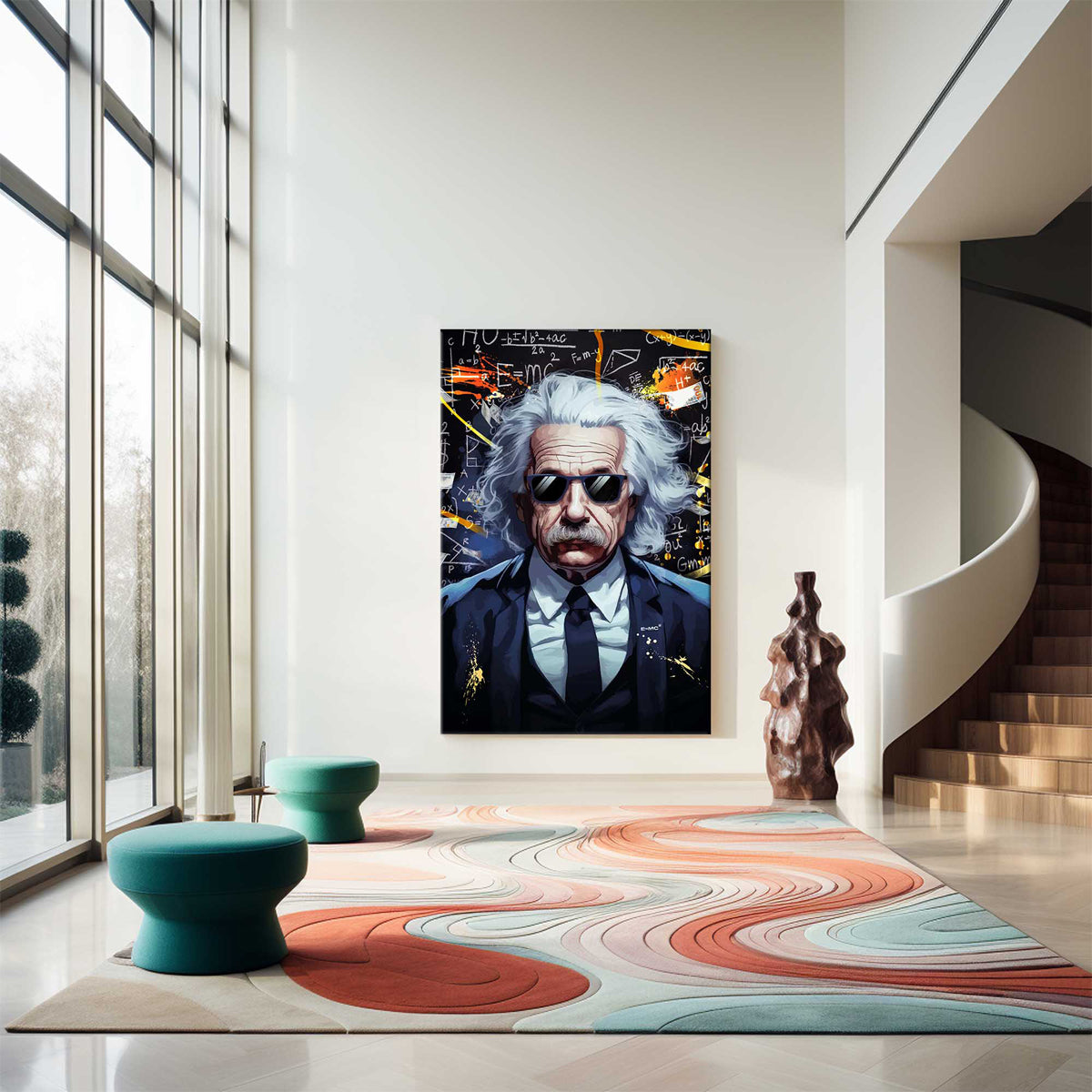 Albert Einstien Canvas 