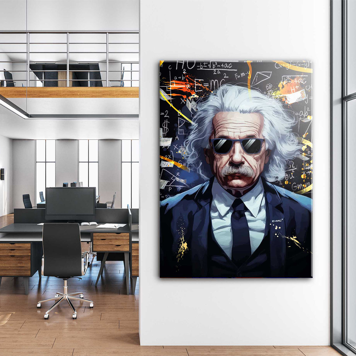 Albert Einstien Canvas 