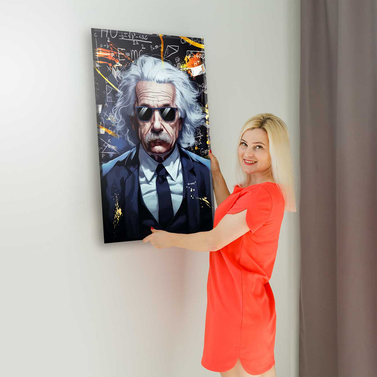 Albert Einstien Canvas 