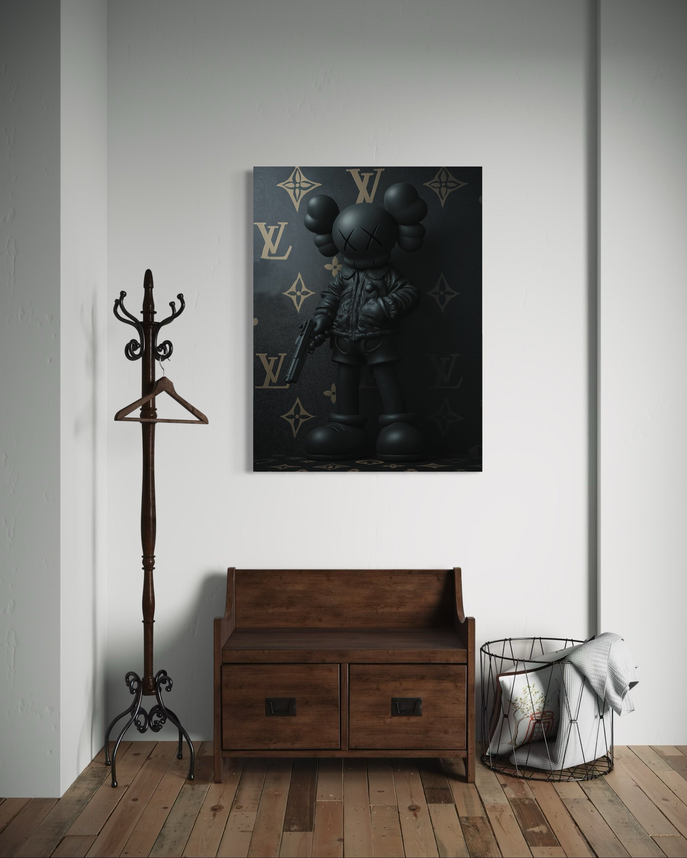 BLACK KAWS CANVAS | Upto 50% Off