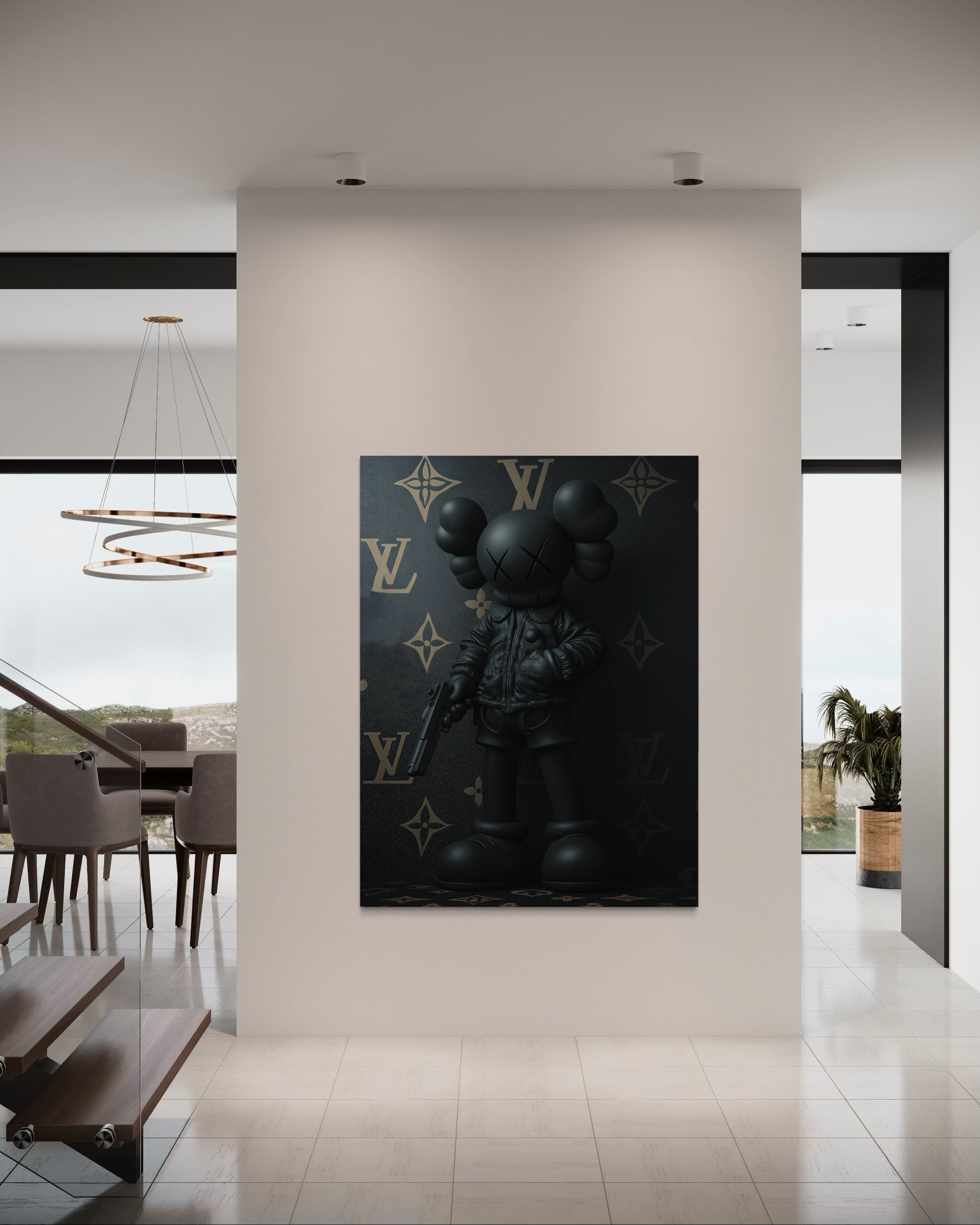 BLACK KAWS CANVAS | Upto 50% Off