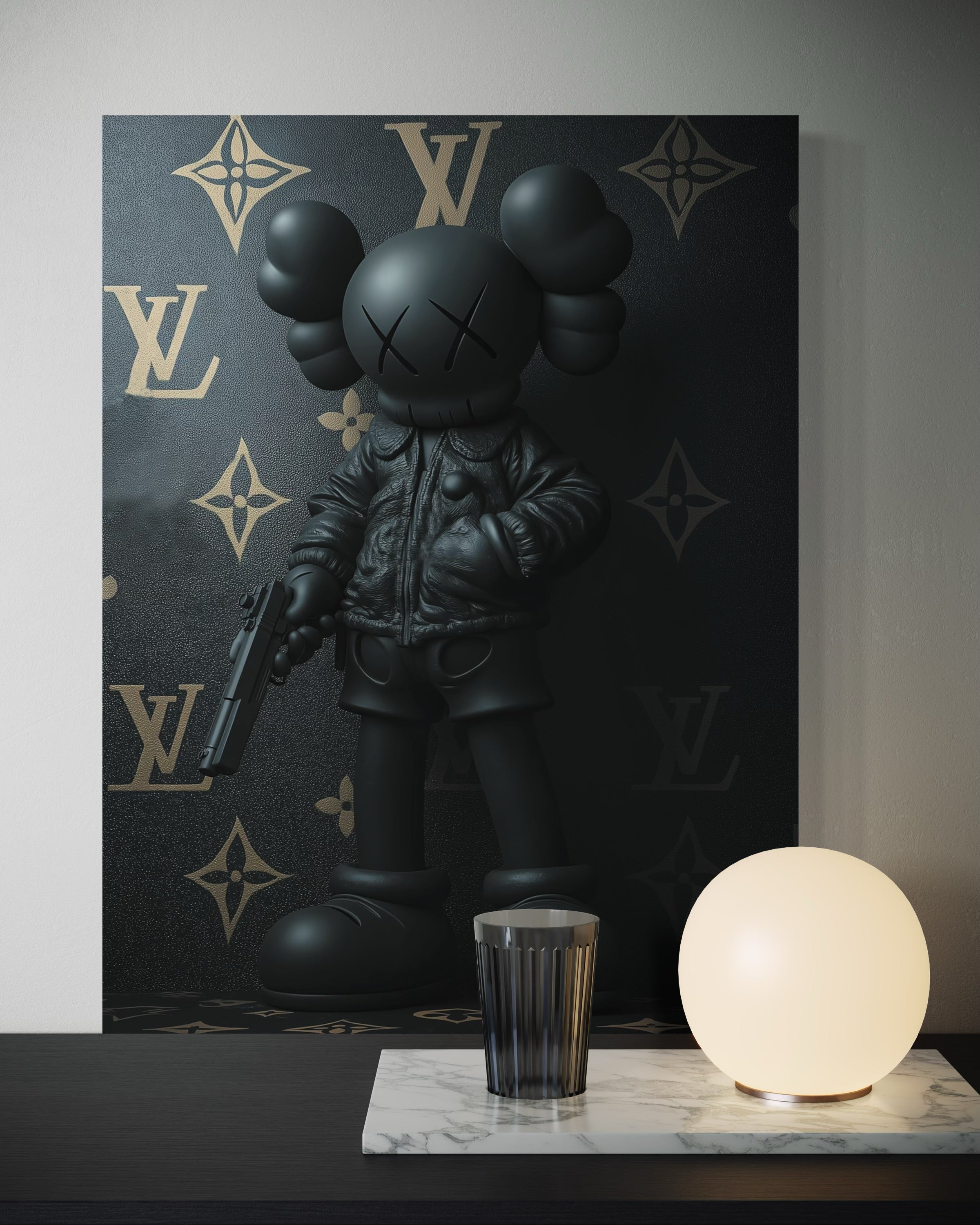 BLACK KAWS CANVAS | Upto 50% Off