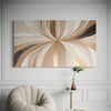 Beige Balance Abstract Canvas 