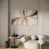 Beige Balance Abstract Canvas 