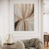 Beige Balance Abstract Canvas 