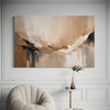 Beige Harmony Abstract Canvas 
