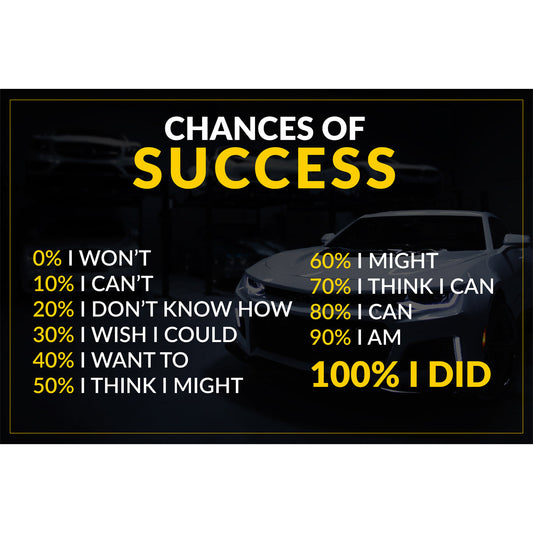Chances Of Success Canvas 