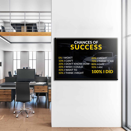 Chances Of Success Canvas 
