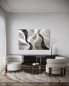 Clouded Reflections Abstract Canvas