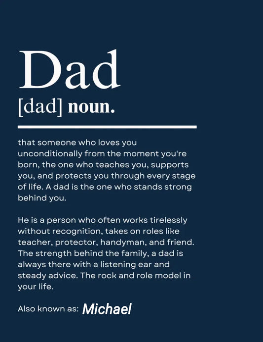 Dad Canvas
