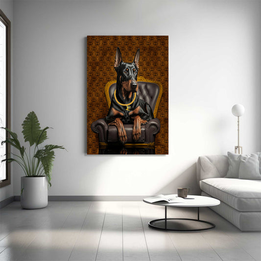 Doberman Canvas 