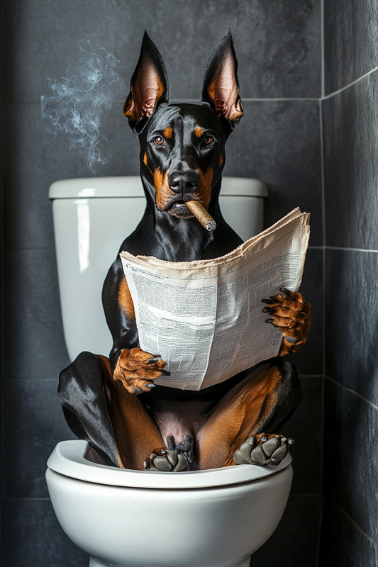 Doberman Canvas