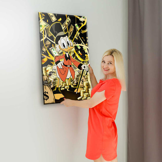 Donald Duck Fortune Canvas - Blanq Canvas