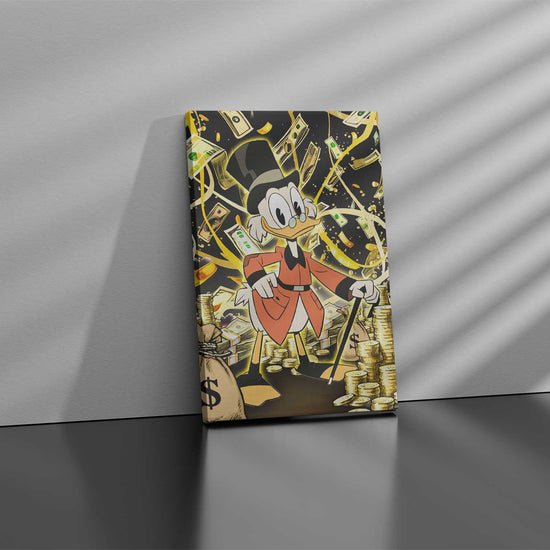Donald Duck Fortune Canvas