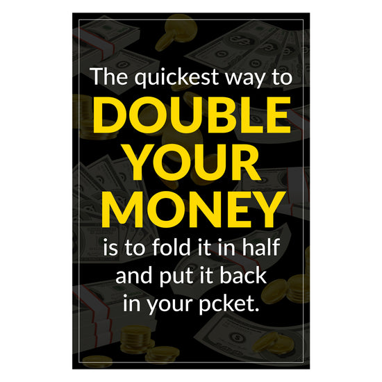 Double Your Money Canvas 