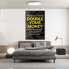 Double Your Money Canvas 