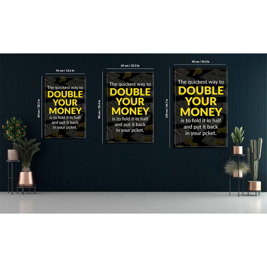 Double Your Money Canvas 