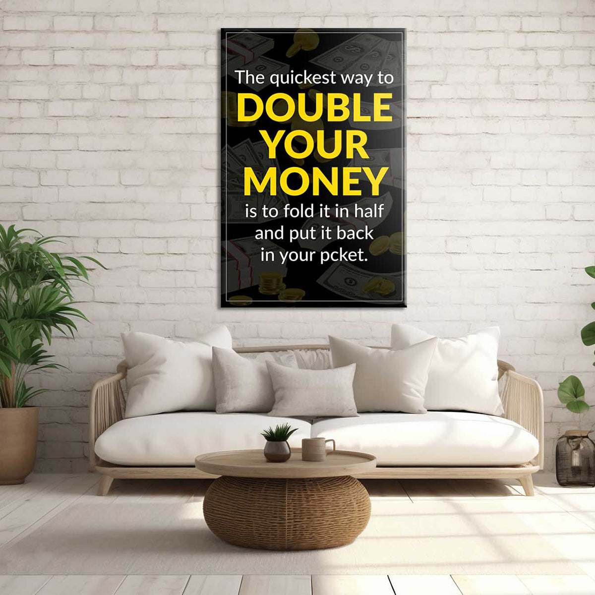 Double Your Money Canvas 